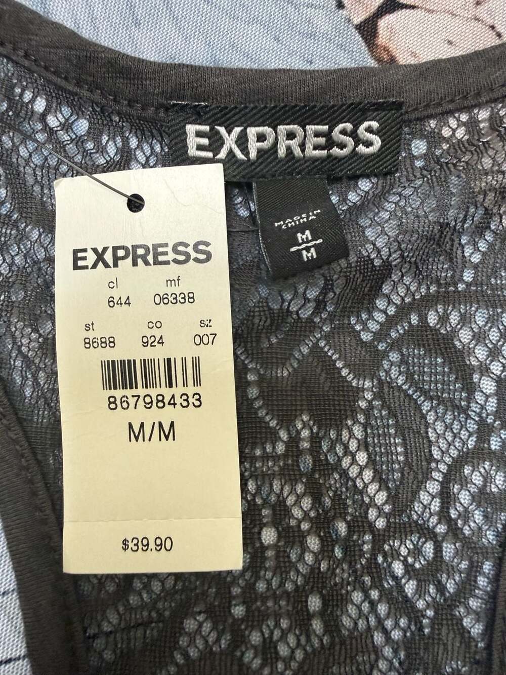 Express Lace Tank Top Size M